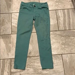 Teal Skinny Jeans